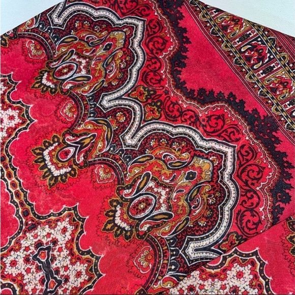 Vintage Paisley Scarf by: Fantas-Eyes Inc. - Bid Now = Discounted Shipping - Picture 5 of 9